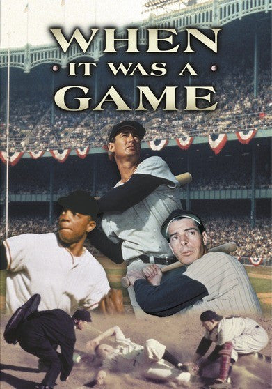 When It Was a Game (MOD) (DVD Movie)